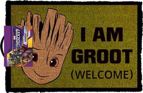 Homewares Marvel Guardians Of The Galaxy I Am Groot Door Mat