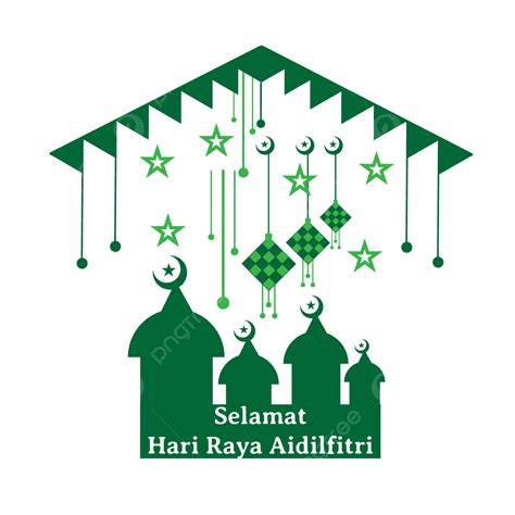 Hari Raya Aidilfitri Vector Art Png Traditional Islamic Selamat