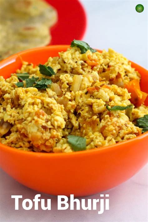 Tofu Bhurji Recipe Spicy Scrambled Tofu Sowji S Kitchen