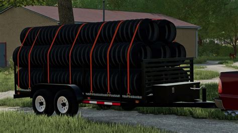 Mod 16 Foot Pipe Trailer V1 0 FS22 FarmingSimulator App