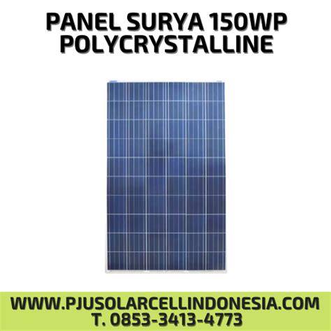 Panel Surya Wp Type Polycrystalline Pju Solar Cell Indonesia