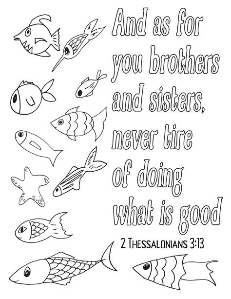 Free 2 Thessalonians Coloring Pages — Stevie Doodles