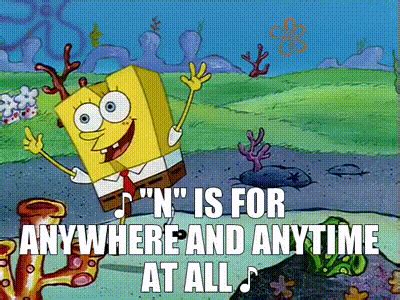 Yarn N Is For Anywhere And Anytime At All Spongebob