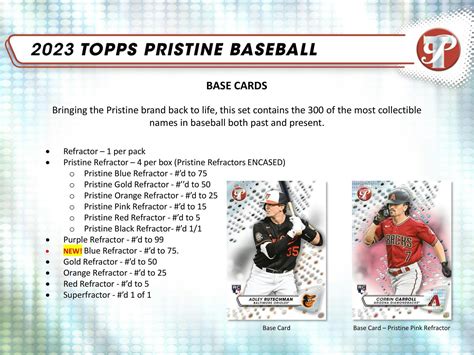 2023 Topps Pristine Baseball Hobby Box Da Card World