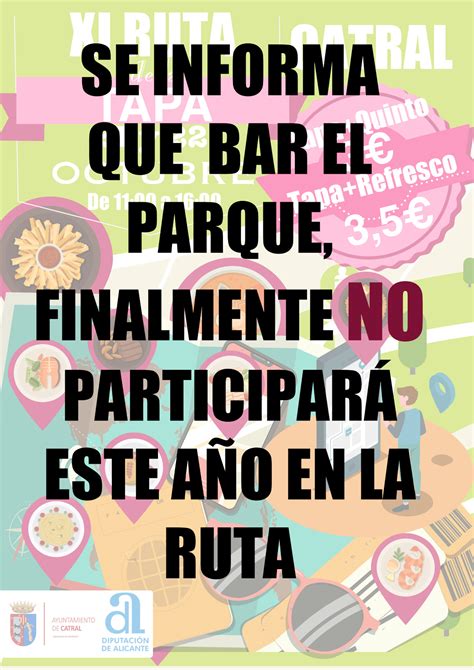 Bar El Parque Al Final No Participa En La Ruta De La Tapa