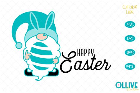 Gnome Happy Easter Svg Easter Svg Happy Easter Happy