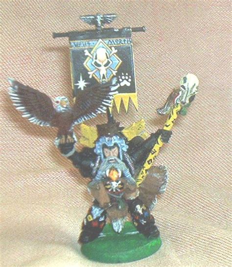 Vintage Warhammer K Space Wolves Njal Stormcaller Rune Priest