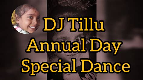 Dj Tillu Annual Day Special Dance 💃🕺 By Snigdha ️ Trending Djtillu Youtube