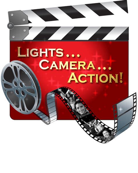 Lights Camera Action Clip Art