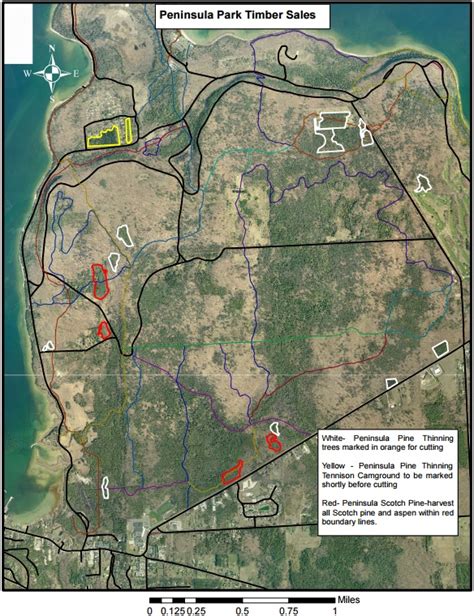 Peninsula State Park Map