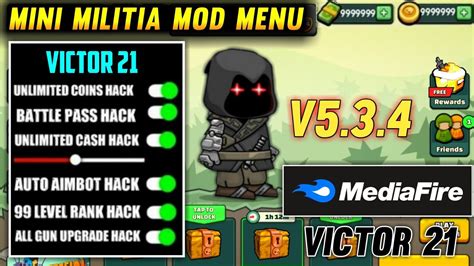 Mini Militia Mod Menu V Unlimited Money Mini Militia New Mod