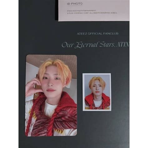 Jual Atiny Official Membership Kit Member Set Pc Id Photo Hongjoong