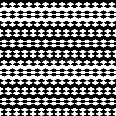 Seamless Geometric Black and White Pattern for Fabric Stock ...