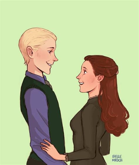 Hps Draco Malfoy X Astoria Greengrass Drastoria Harry Potter Fan Art Harry Potter Ships