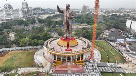 Unveiling Of The 125 Foot Tall Statue Of Dr B R Ambedkar Chief Minister