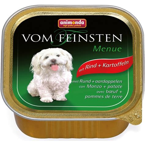 Vom Feinsten Hunde Nassfutter Adult Mit Rind Und Kartoffeln G