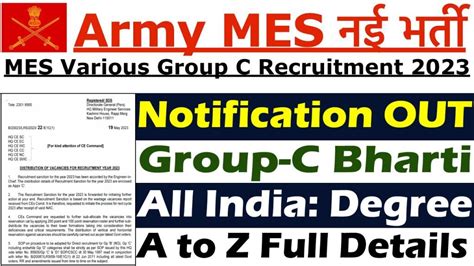 Indian Army Mes Recruitment Archives All Jobs For You