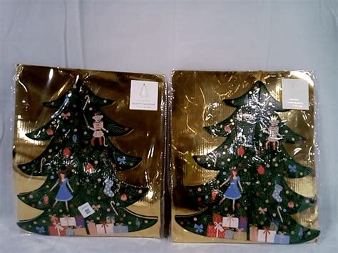 Rifle Paper Co Advent Calendar Christmas Tree Size 14 Lot Of 2