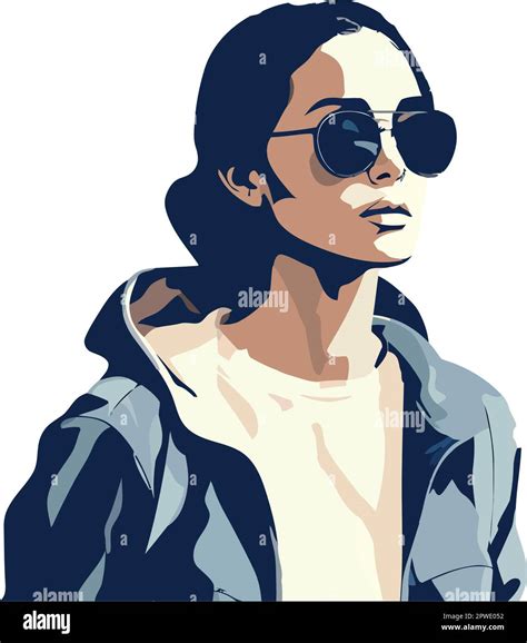 Fashionable Women In Sunglasses Vector Stock Vector Image And Art Alamy