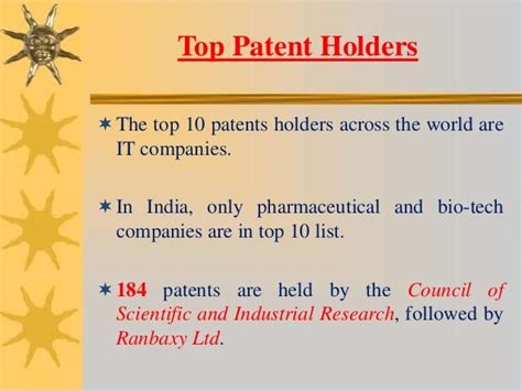 Intellectual Property Rights In India With Special Reference To Patent