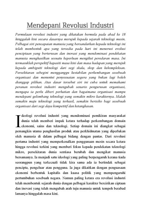 Facing Industrial Revolution Redcili