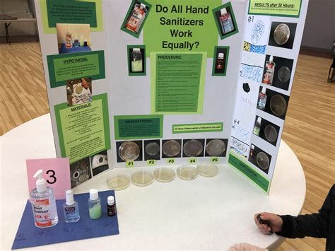 Hand Sanitzer Comparison For First Grade Science Fair Project