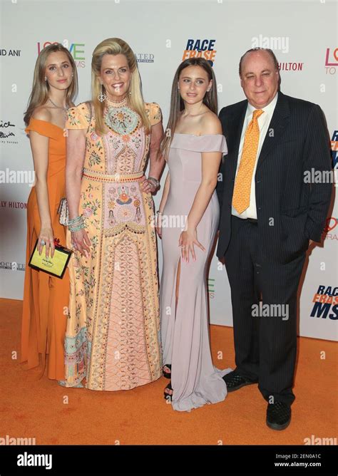 Nancy Davis Her Husband Ken Rickel And Their Daughters Isabella And