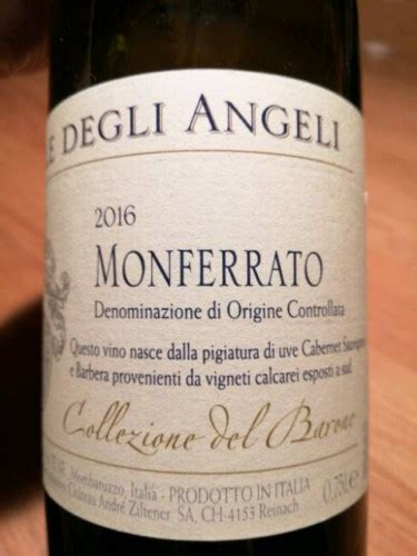 Monte Degli Angeli Collezione Del Barone Monferrato Vivino Australia