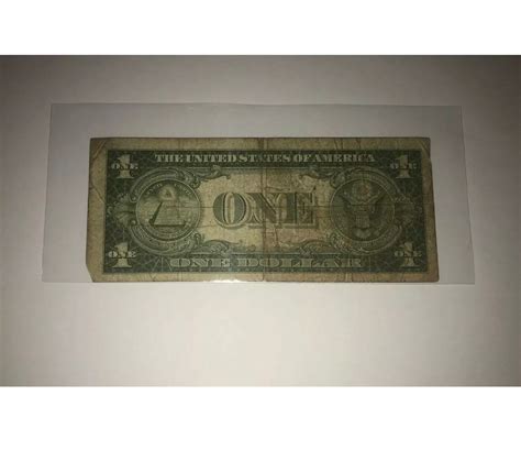 1 Dollar Bill 1935 Amazing Serial Number 01111111 Etsy