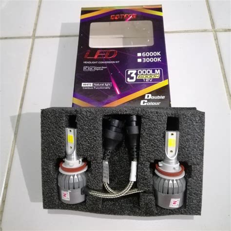 Jual Lampu Led Mobil 2 Warna H16 Dotech D2 Shopee Indonesia