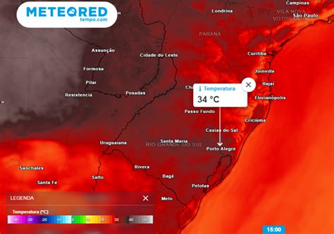 Calor aumenta no Sul do Brasil no final de semana aproximação de