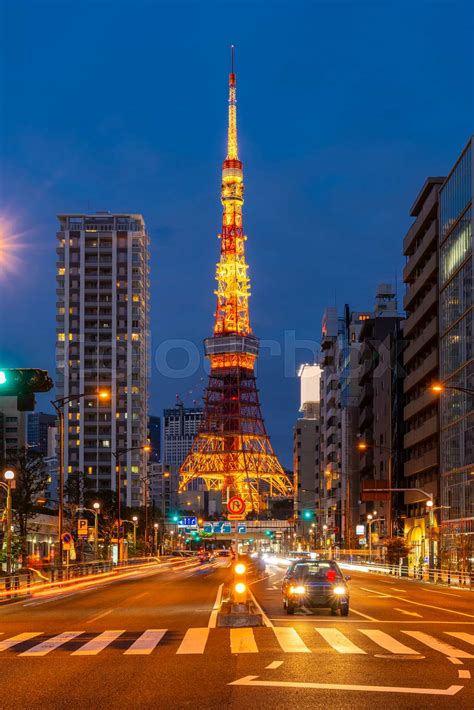 Tokyo Tower sunset | Stock image | Colourbox