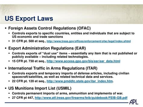 Ppt Export Controls Review Powerpoint Presentation Free Download Id 1010273