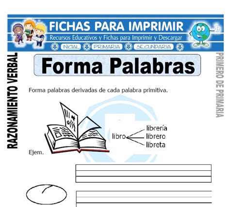 Razonamiento Verbal Para Primero De Primaria Fichas Gratis