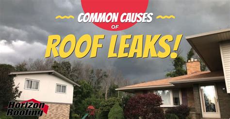 Common Causes Of Roof Leaks Roofing Company Monroe Roofing