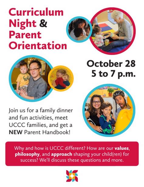 Curriculum And Parent Orientation Night — University City Childrens Center