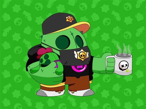 🌵Spike in Brawl Stars merch🌵 : Brawlstars in 2020 | Star wallpaper ...