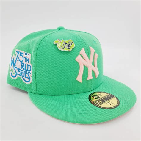 New Era 59fifty New York Yankees Apple Pack 75th World Series Mlb