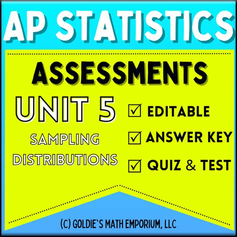 Ap Statistics Unit 5 Sampling Distributions Goldies Math Emporium