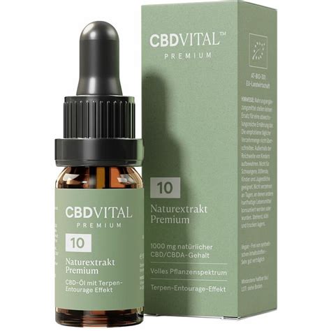 Cbd Vital Naturextrakt Premium Cbd Öl 10 10 Ml Shop Apotheke