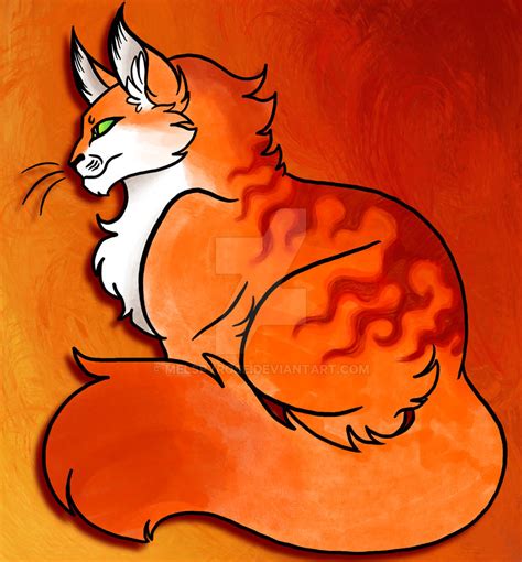 Fire Cat by MelSpyRose on DeviantArt