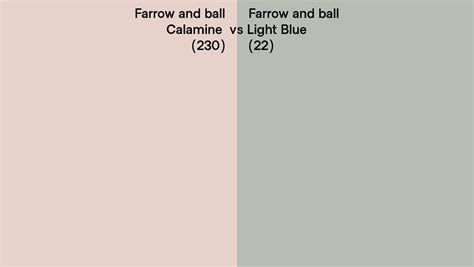 Farrow And Ball Calamine Vs Light Blue Side By Side Comparison