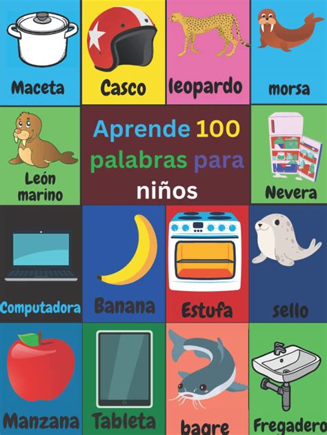 Buy Aprende Palabras Para Ni Os Caja De Libro De Las Primeras