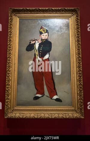 The Fifer, painting by French artist Edouard Manet, 1866 Stock Photo ...