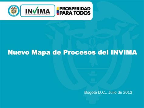 Pdf Nuevo Mapa De Procesos Del Invima · En El Invima Estamos