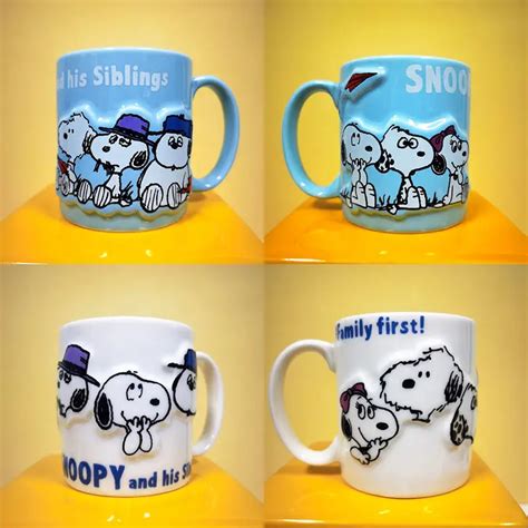 Kawaii Snoopy Cartoon Series Bebendo Caneca Padr O Bonito Alto Valor