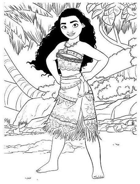 Moana Coloring Page Moana Coloring Moana Coloring Pages Moana Dibujos De Colorear