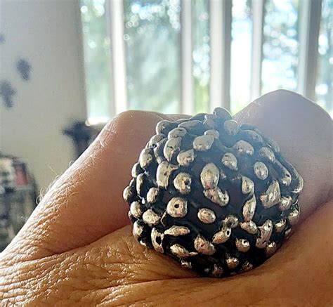 Rare Wide James Avery Heavy Dome Ring 14 28 Grams Si Gem