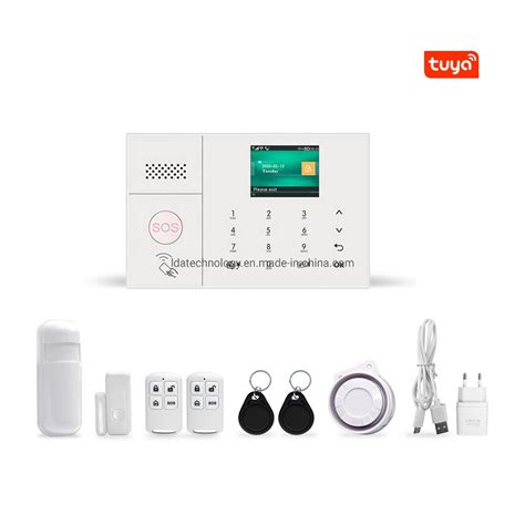 Smart Home Security Alarm System Anti Theft Wireless Wired Tuya Smart App Burglar Wifi Gsm Home