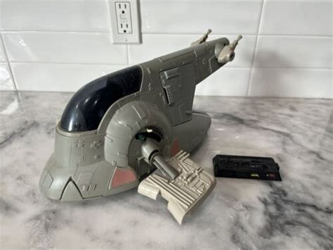 VINTAGE 80 S KENNER STAR WARS BOBA FETT SLAVE 1 SPACESHIP COMPLETE EBay